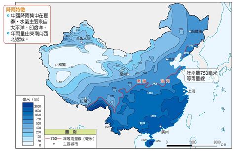 中國氣候分布圖|中國地理 簡報系列 (3) – 中國的氣候